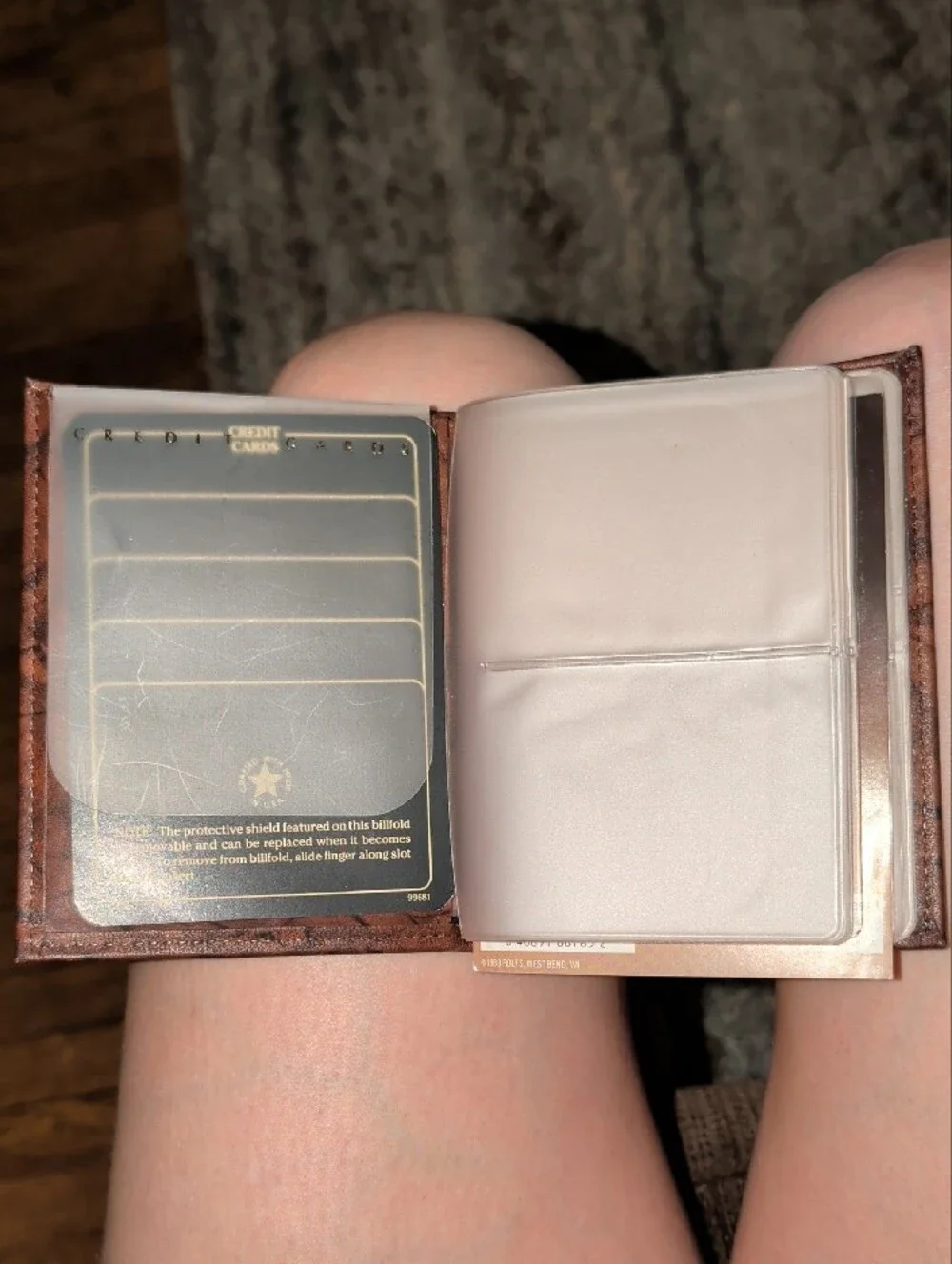 Vintage Rolfs American Classic Brown Genuine Cowhide  Leather Bi-Fold Wallet
